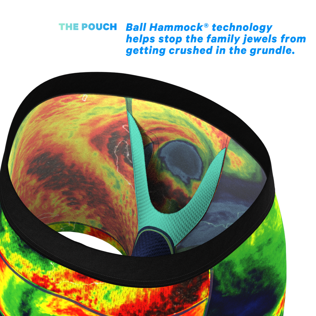 The Insane Hurricane | Hurricane Map paradICE™ Cooling Ball Hammock® Underwear - Shinesty