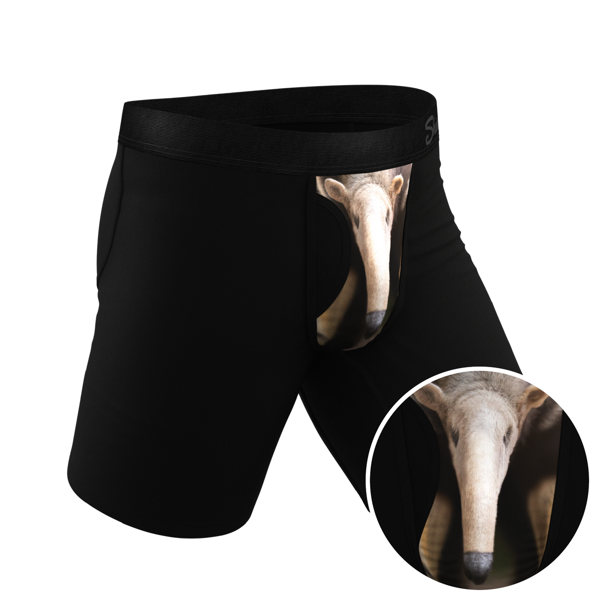 The Inside Snout | Anteater Ball Hammock® Boxer - Long Leg - Shinesty
