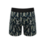 The Inter-Corpse | Halloween Mummies Ball Hammock® Pouch Underwear With Fly - Shinesty