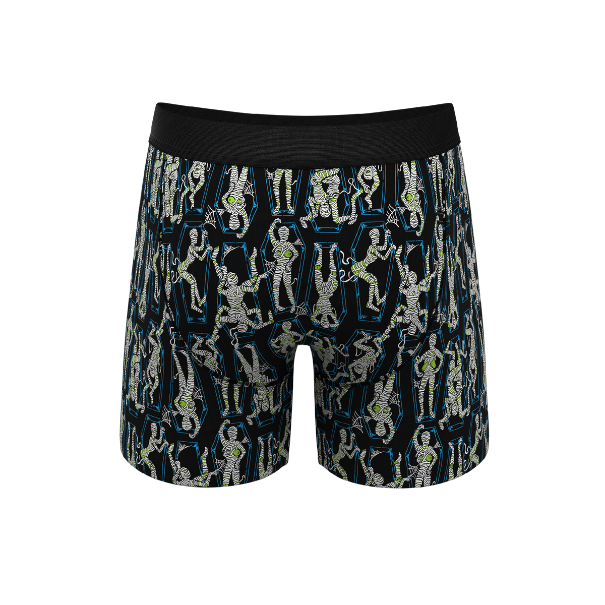 The Inter-Corpse | Halloween Mummies Ball Hammock® Pouch Underwear With Fly - Shinesty