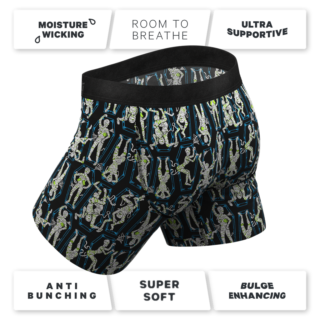 The Inter-Corpse | Halloween Mummies Ball Hammock® Pouch Underwear - Shinesty