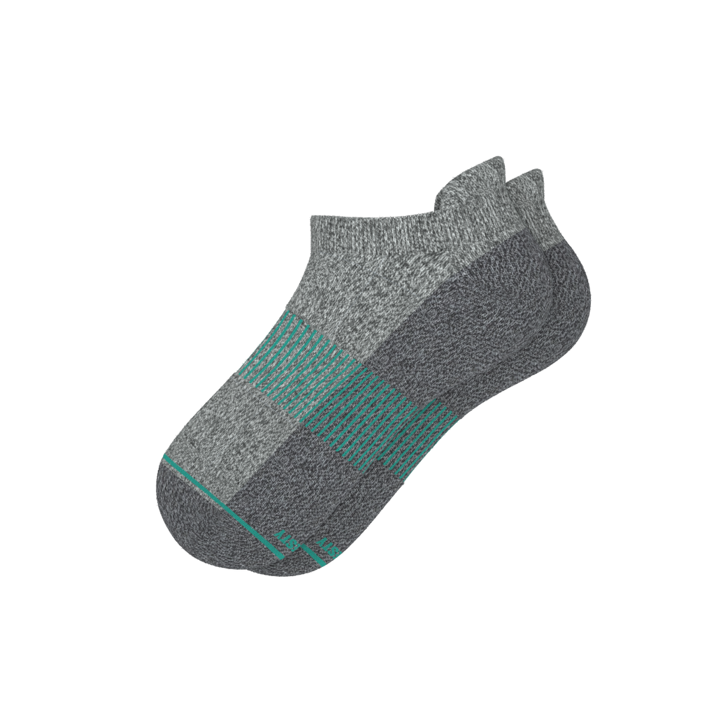 The Intramural Champ | Gray Stay Weird Heel Hammock™ Ankle Socks - Shinesty