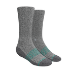 The Intramural Champ | Gray Stay Weird Heel Hammock™ Crew Socks - Shinesty