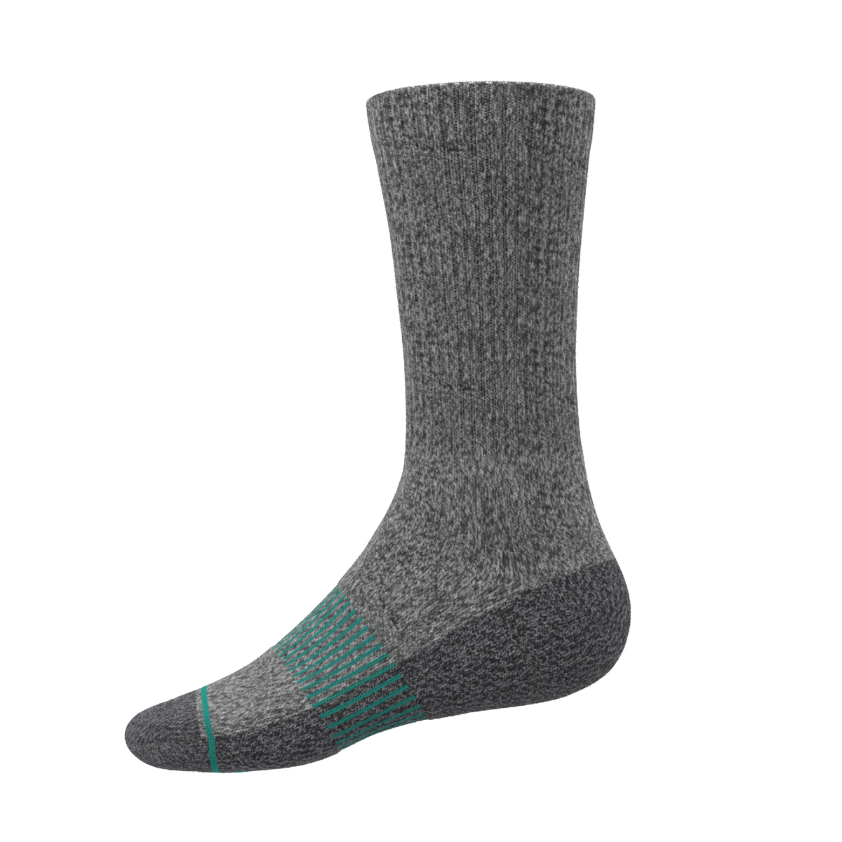 The Intramural Champ | Gray Stay Weird Heel Hammock™ Crew Socks - Shinesty