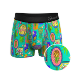 The Island Time | Pineapple Scene Ball Hammock® Pouch Trunks Underwear - Shinesty