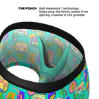 The Island Time | Pineapple Scene Ball Hammock® Pouch Trunks Underwear - Shinesty