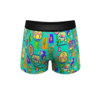 The Island Time | Pineapple Scene Ball Hammock® Pouch Trunks Underwear - Shinesty