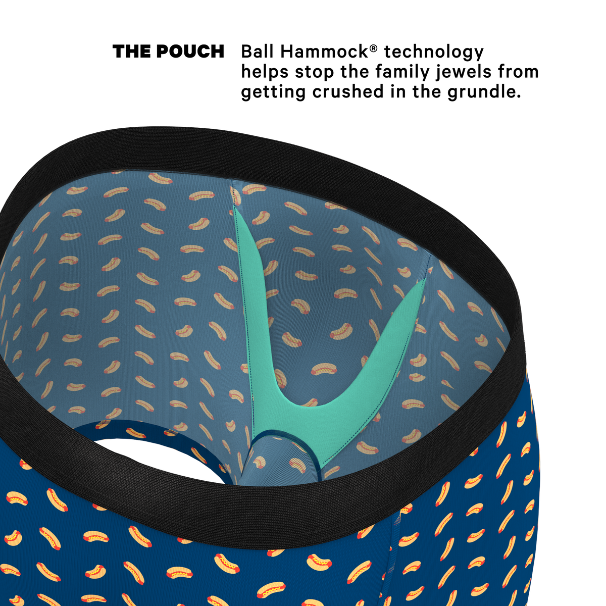 The Itty Bitty Buns | Hotdog Ball Hammock® Pouch Underwear - Shinesty