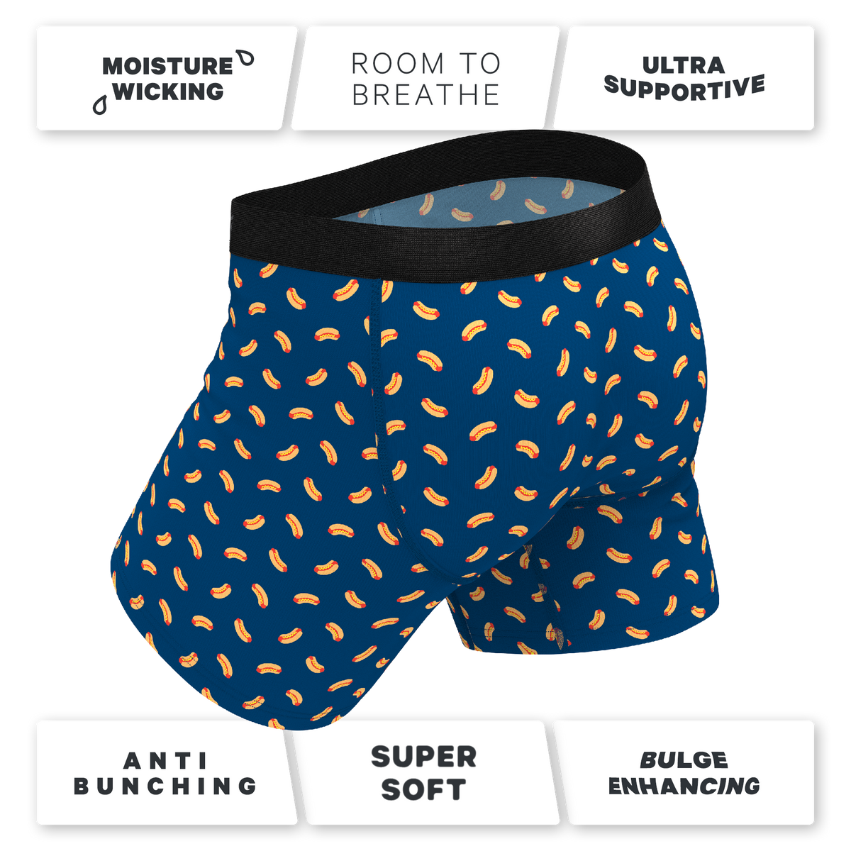 The Itty Bitty Buns | Hotdog Ball Hammock® Pouch Underwear - Shinesty