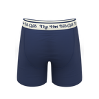 The Jet Set | Hot Tub Club Navy Ball Hammock® Pouch Underwear With Fly - Shinesty