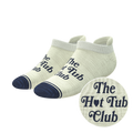 The Jet Set | Hot Tub Club Oatmeal Heel Hammock™ Ankle Socks - Shinesty
