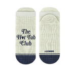 The Jet Set | Hot Tub Club Oatmeal Heel Hammock™ Ankle Socks - Shinesty