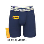 The Jet Set | Hot Tub Club Navy Ball Hammock® Boxer - Long Leg - Shinesty