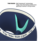 The Jet Set | Hot Tub Club Navy Ball Hammock® Pouch Underwear - Shinesty