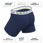 The Jet Set | Hot Tub Club Navy Ball Hammock® Pouch Underwear - Shinesty