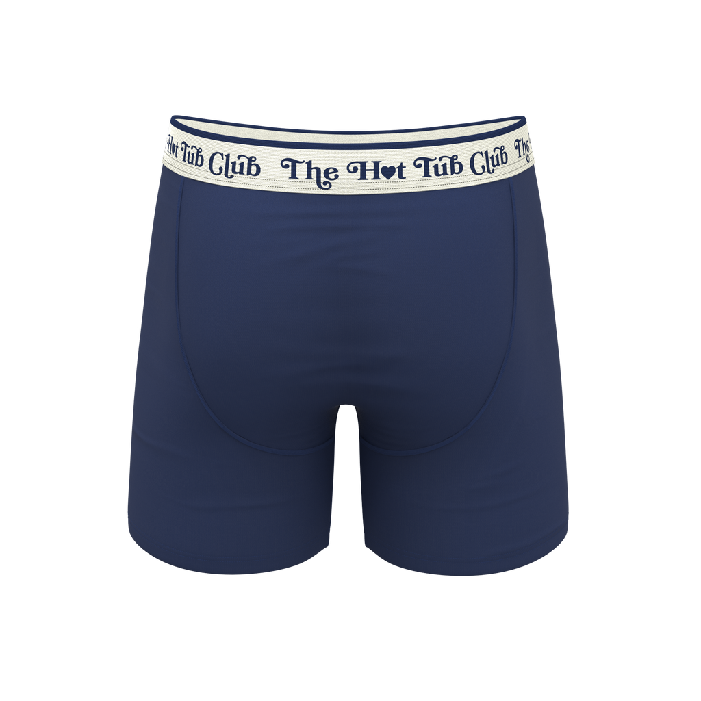 The Jet Set | Hot Tub Club Navy Ball Hammock® Pouch Underwear - Shinesty
