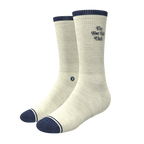 The Jet Set | Hot Tub Club Oatmeal Heel Hammock™ Crew Socks - Shinesty