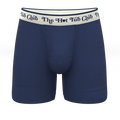 The Jet Set | Hot Tub Club Navy Ball Hammock® Pouch Underwear With Fly - Shinesty