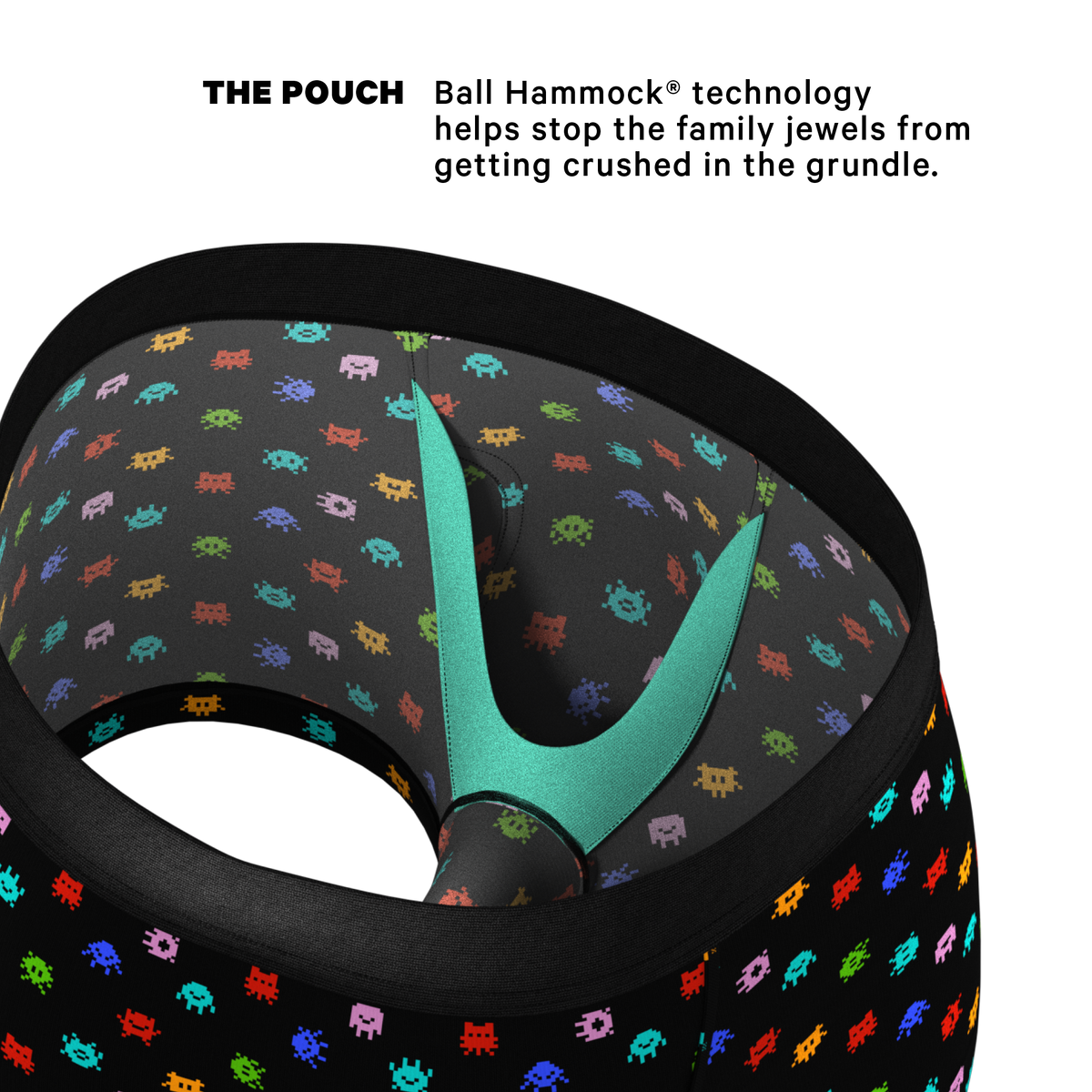 The Joystick | Video Game Ball Hammock® Pouch Trunks Underwear - Shinesty