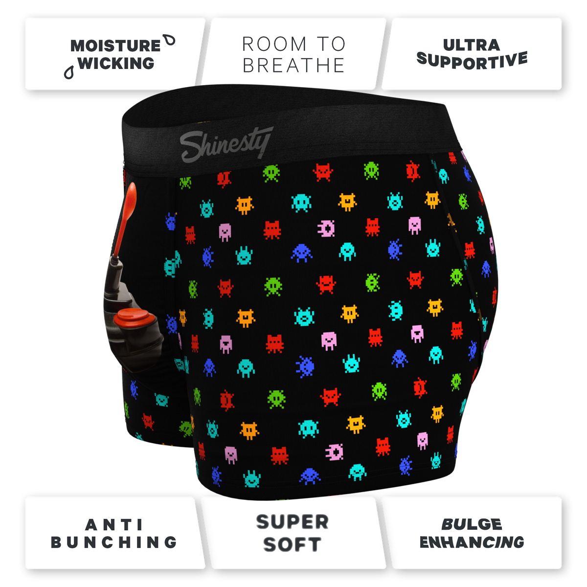 The Joystick | Video Game Ball Hammock® Pouch Trunks Underwear - Shinesty