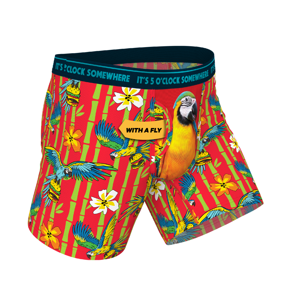 The Key West | Shinesty x Margaritaville® Ball Hammock® Pouch Underwear With Fly - Shinesty