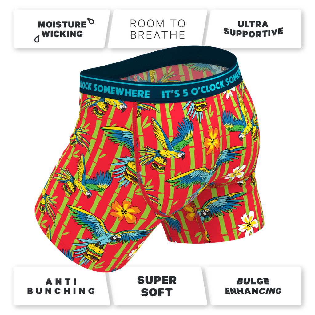 The Key West | Shinesty x Margaritaville® Ball Hammock® Pouch Underwear With Fly - Shinesty