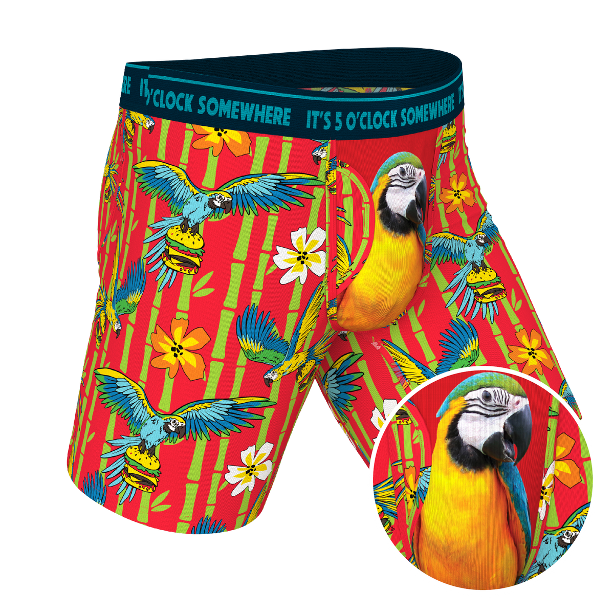The Key West | Shinesty x Margaritaville® Ball Hammock® Boxer - Long Leg - Shinesty