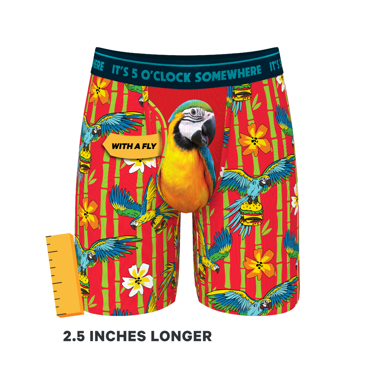 The Key West | Shinesty x Margaritaville® Ball Hammock® Boxer - Long Leg - Shinesty