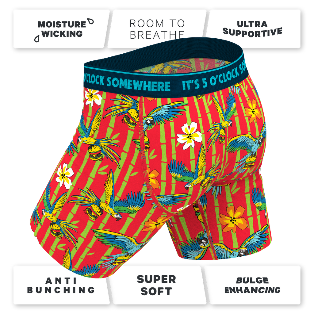 The Key West | Shinesty x Margaritaville® Ball Hammock® Boxer - Long Leg - Shinesty