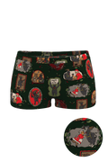 The King Krampus | Krampus Print Modal Boyshort Underwear - Shinesty