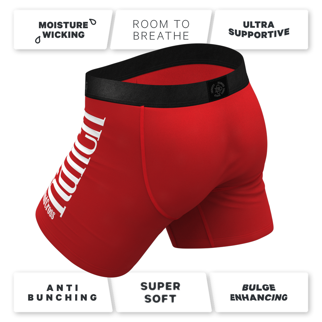 The King Of Wyoming | Red Horse Shinesty x Diamond Cross Ranch Ball Hammock® Pouch Underwear With Fly - Shinesty
