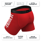 The King Of Wyoming | Red Horse Shinesty x Diamond Cross Ranch Ball Hammock® Pouch Underwear With Fly - Shinesty
