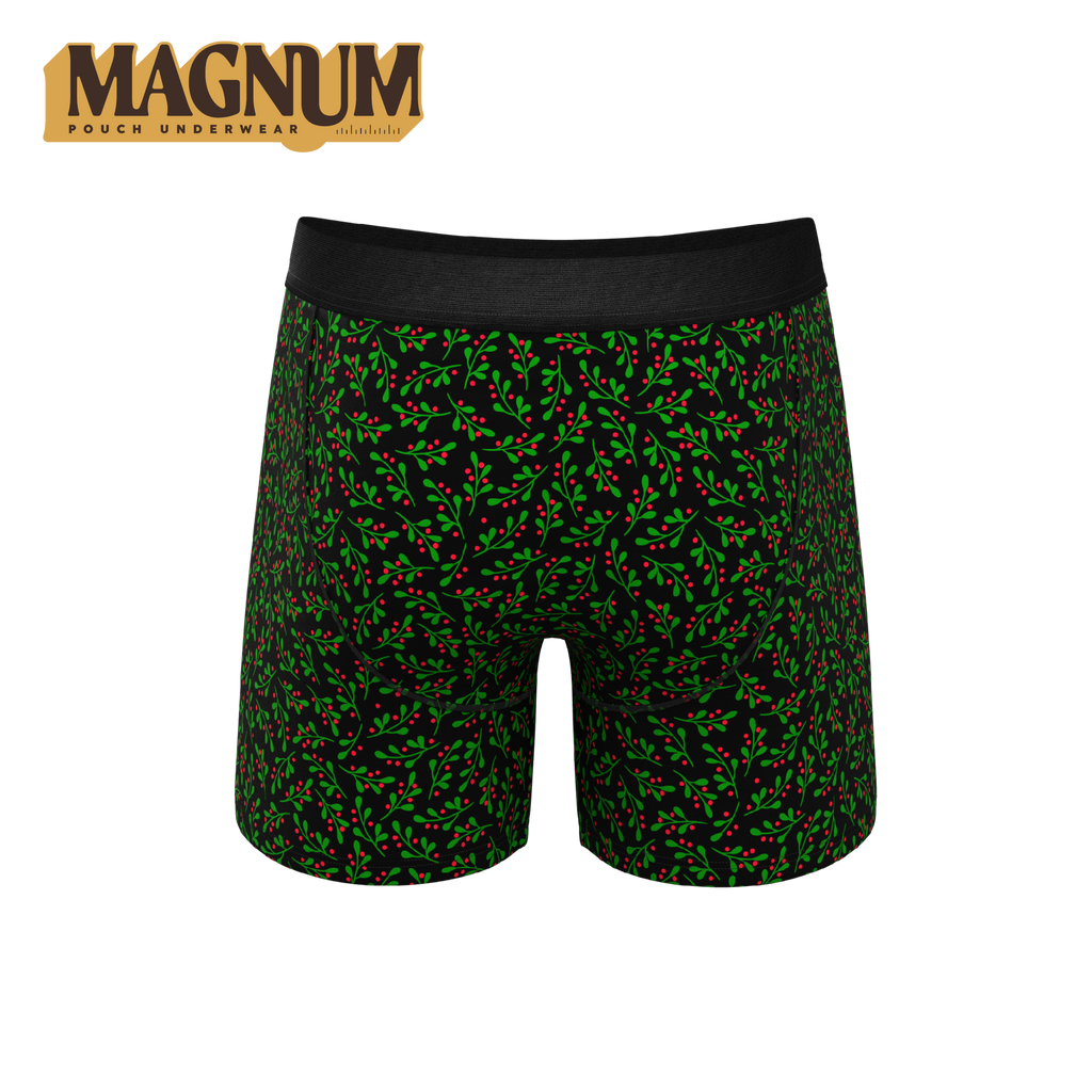 The Kiss Me There | Mistletoe Ball Hammock® Magnum Big Pouch Underwear - Shinesty