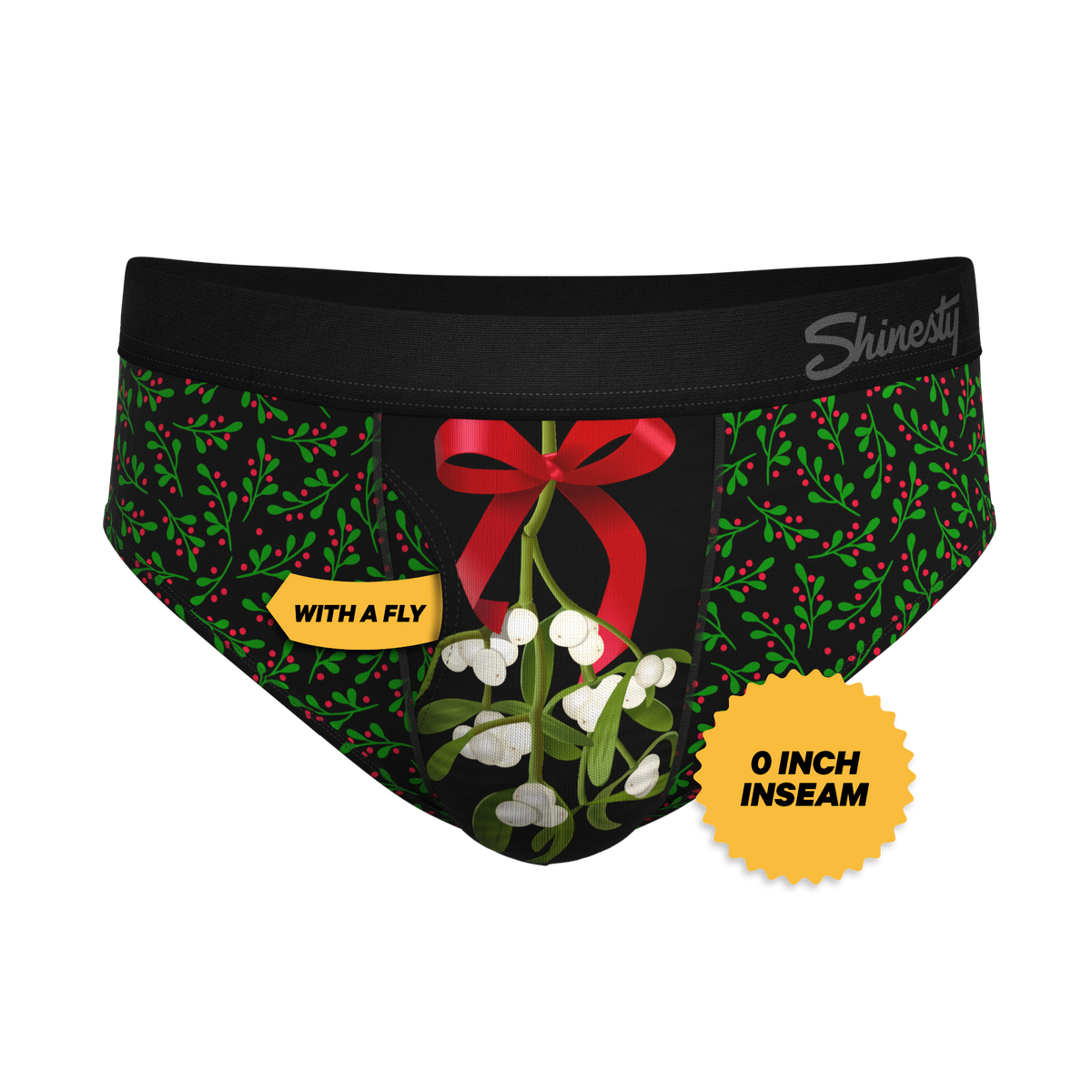 The Kiss Me There | Mistletoe Ball Hammock® Pouch Underwear Briefs - Shinesty
