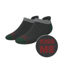 The Kiss Me There | Mistletoe Heel Hammock™ Ankle Socks - Shinesty
