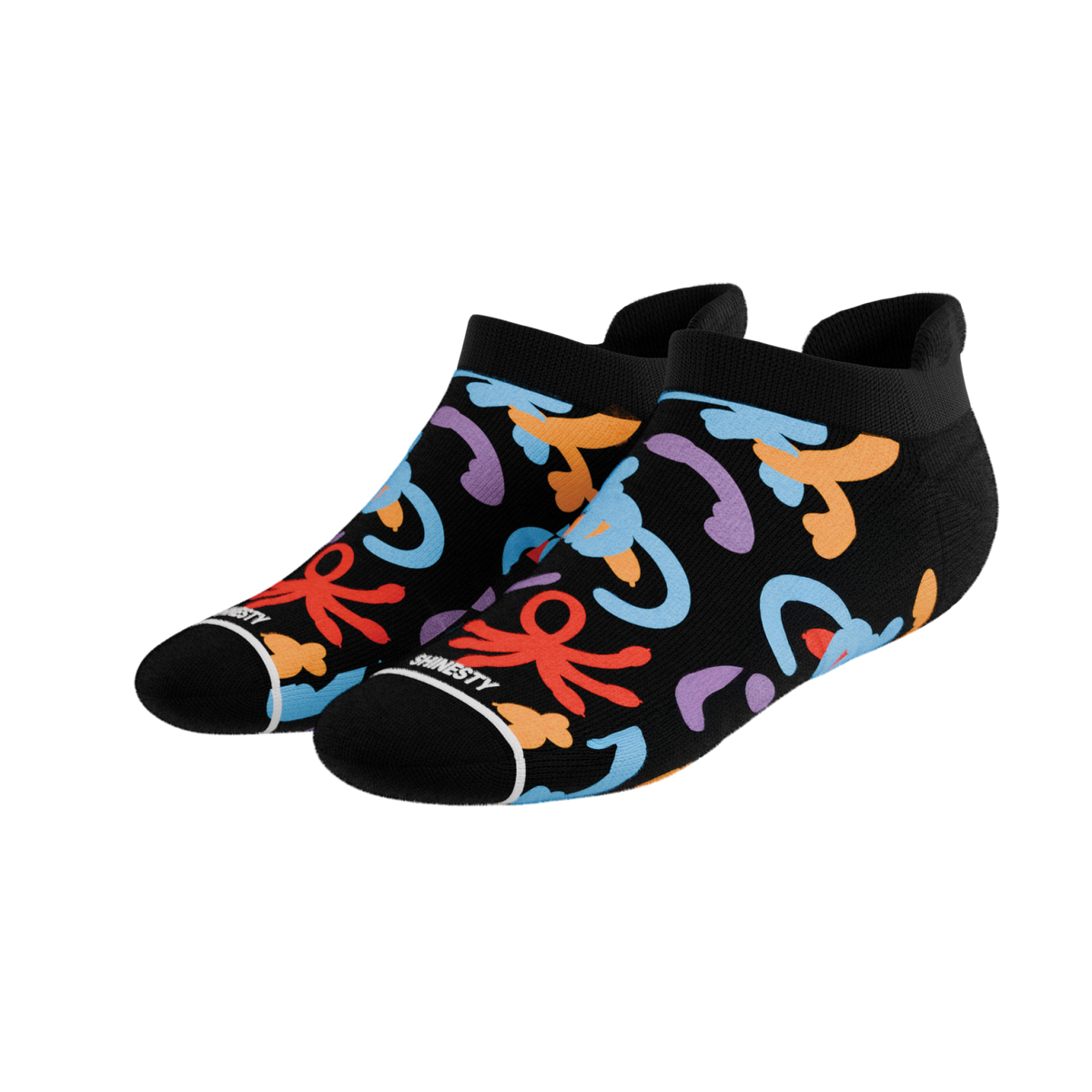 The Knot Tonights | Balloon Animal Heel Hammock™ Ankle Socks - Shinesty