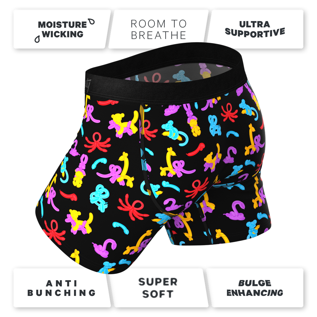 The Knot Tonights | Balloon Animal Ball Hammock® Pouch Underwear With Fly - Shinesty