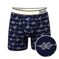 The Knotty Spots | Nautical Knots Ball Hammock® Pouch Underwear - Shinesty