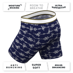 The Knotty Spots | Nautical Knots Ball Hammock® Boxer - Long Leg - Shinesty