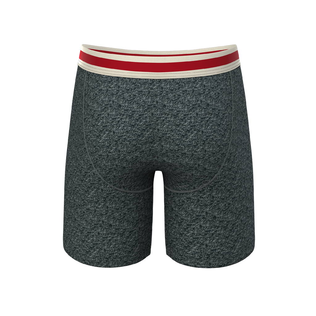 The Koala Camo | Heather Grey Ball Hammock® Boxer - Long Leg - Shinesty