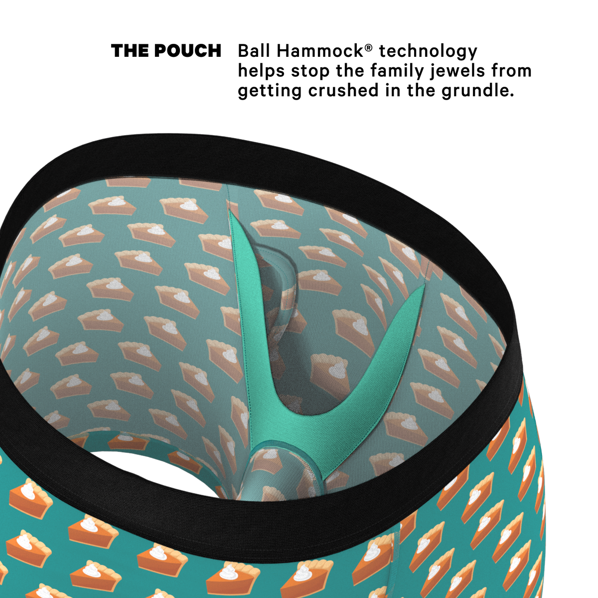 The Last Course | Pumpkin Pie Ball Hammock® Pouch Underwear With Fly - Shinesty