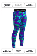 The Le Tootski | Neon Rave Ball Hammock® Long Johns - Shinesty