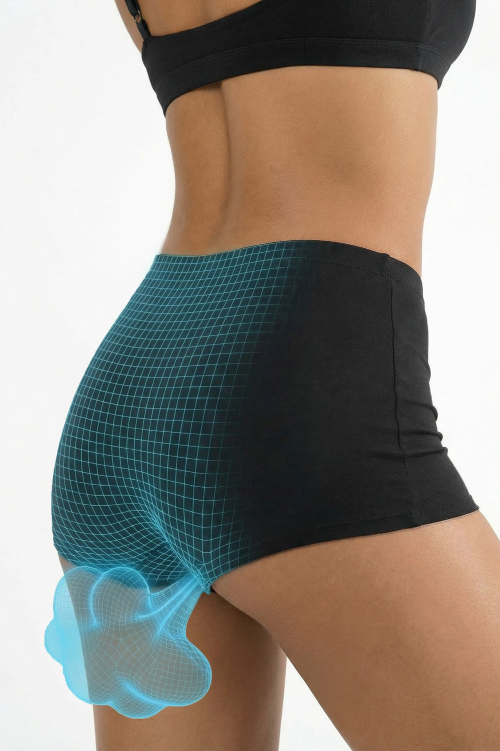 The Threat Level Midnight | Black Fart Proof Boyshort Underwear - Shinesty
