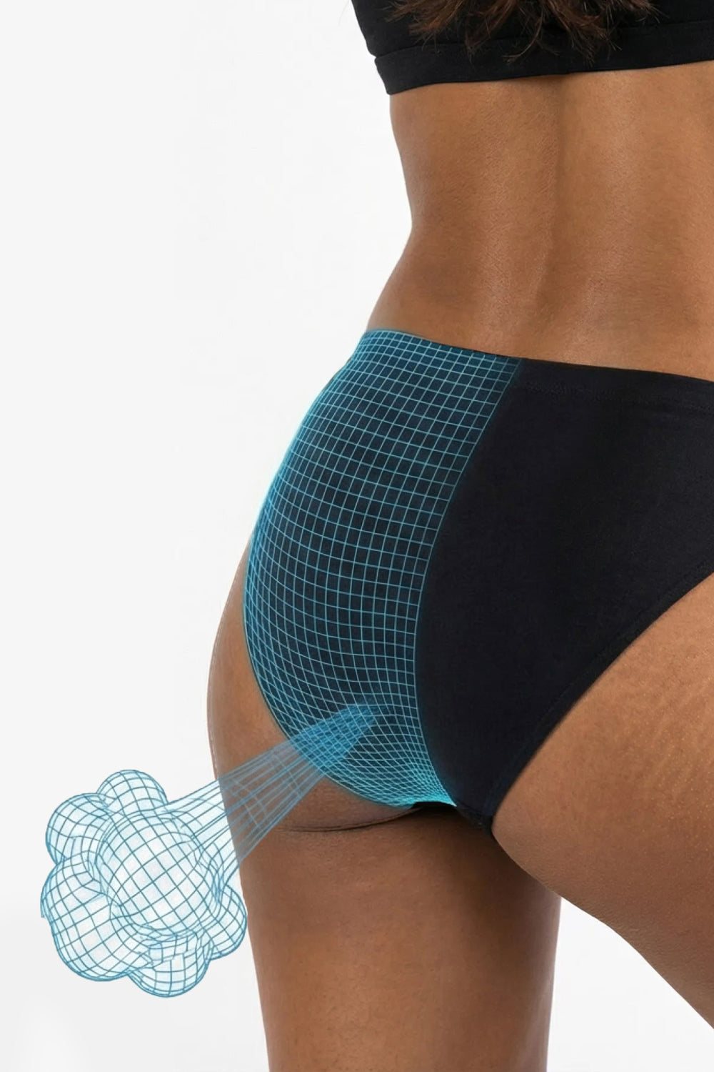 The Threat Level Midnight | Black Fart Proof Bikini Underwear - Shinesty