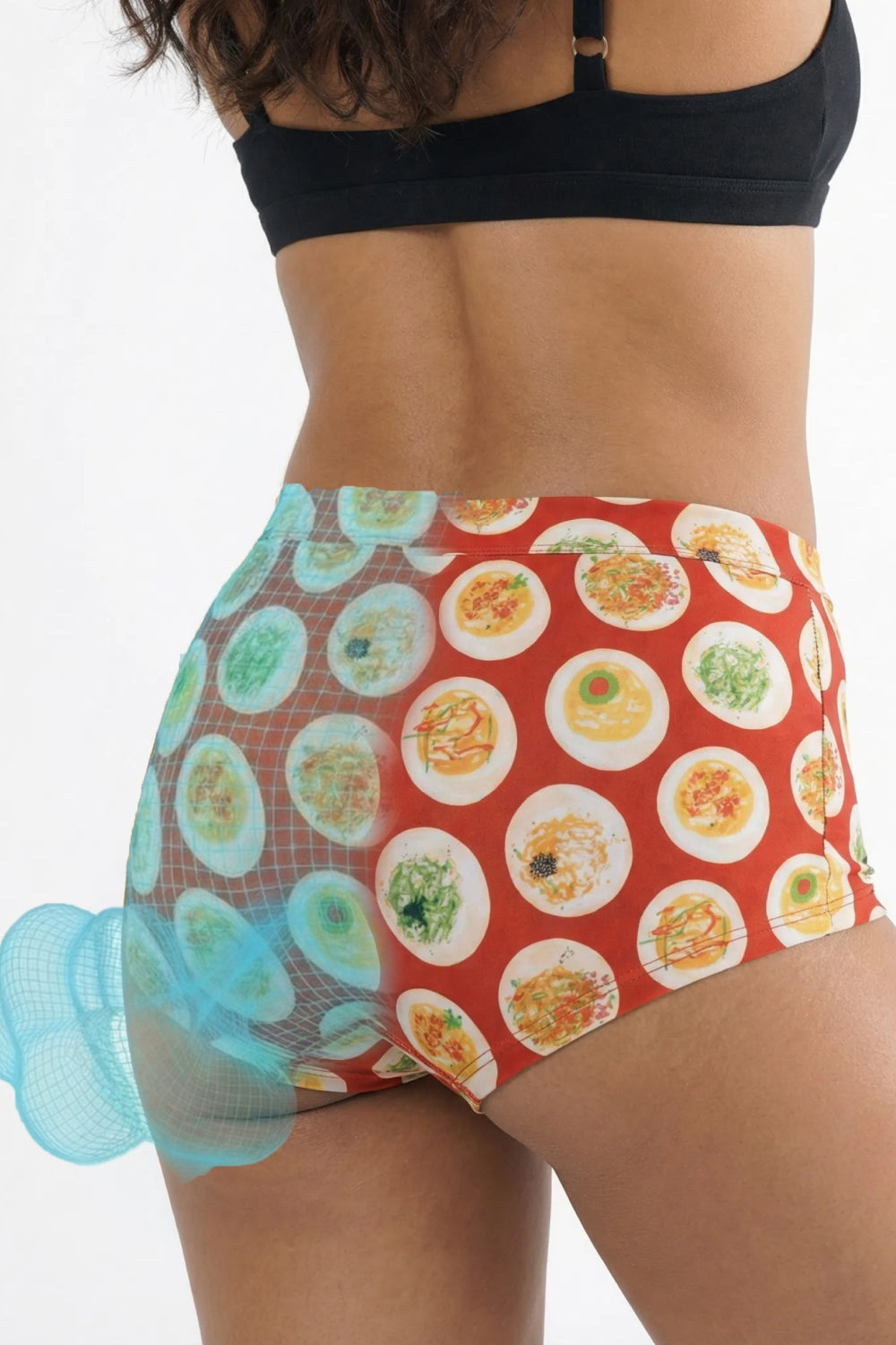 The Eggstasy | Deviled Egg Fart Proof Boyshort Underwear - Shinesty