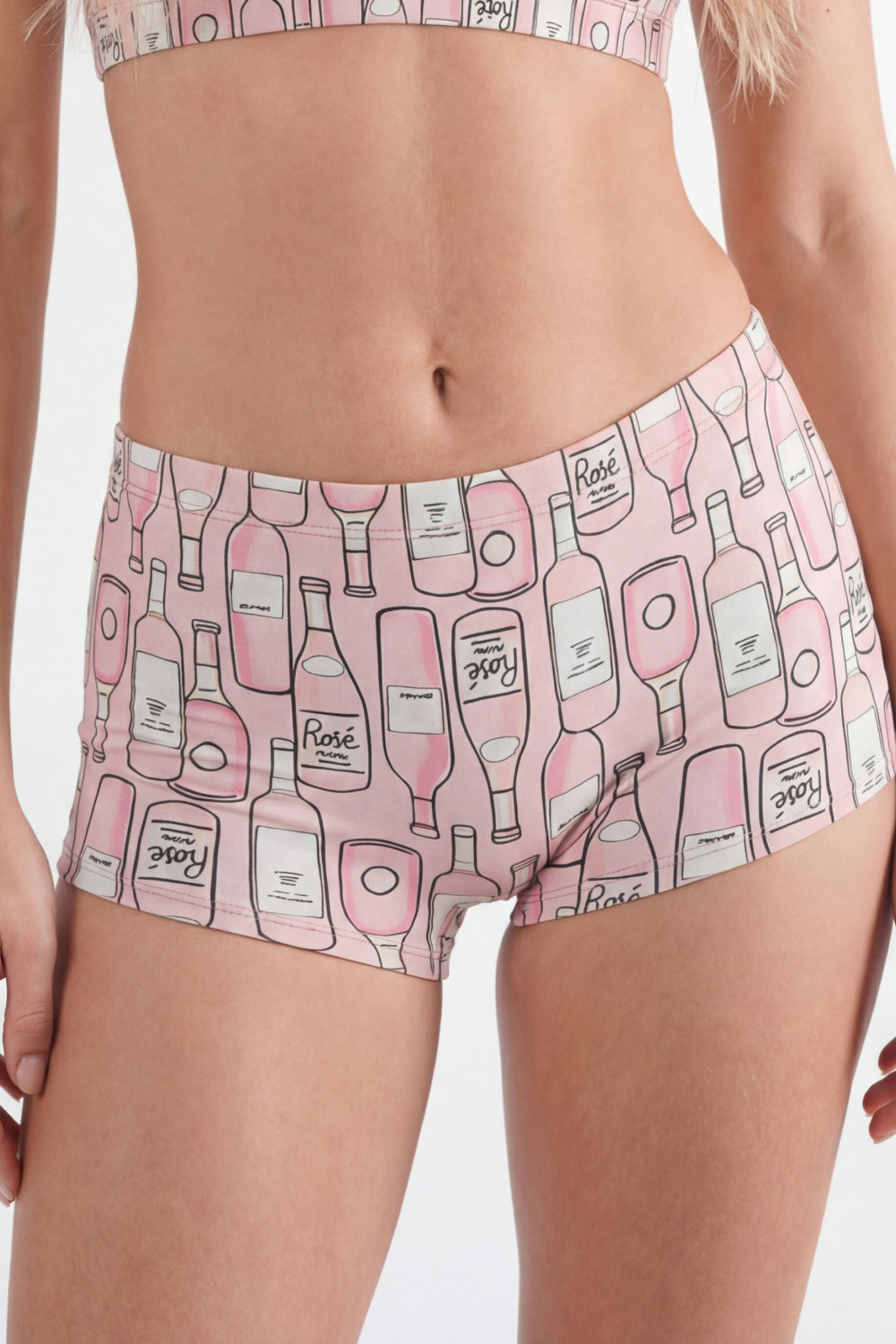 The All Day | Rosé Wine Modal Boyshort Underwear - Shinesty