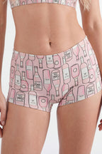 The All Day | Rosé Wine Modal Boyshort Underwear - Shinesty