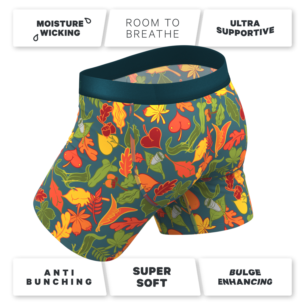 The Leaf Peeps | Naughty Leaves Ball Hammock® Pouch Underwear - Shinesty
