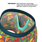 The Leaf Peeps | Naughty Leaves Ball Hammock® Pouch Underwear With Fly - Shinesty