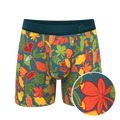 The Leaf Peeps | Naughty Leaves Ball Hammock® Pouch Underwear With Fly - Shinesty